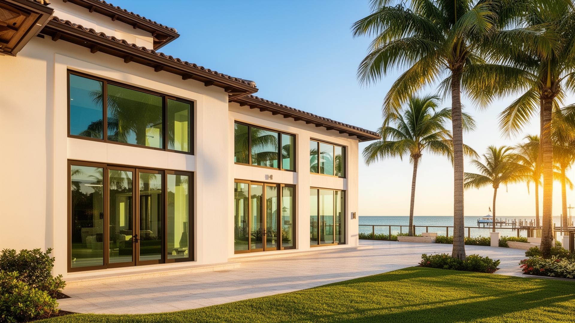 Luxury Florida home with impact windows and ocean view