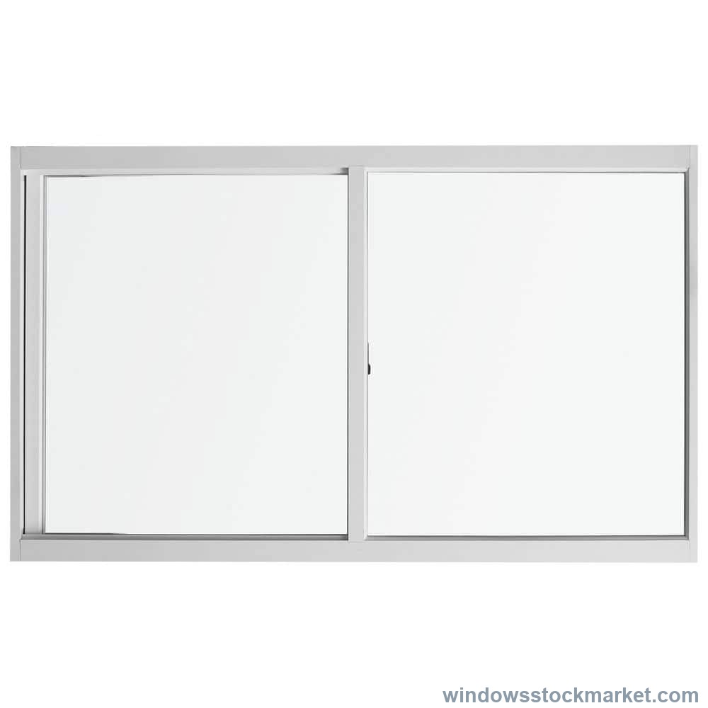 Air Master White Horizontal Roller impact window