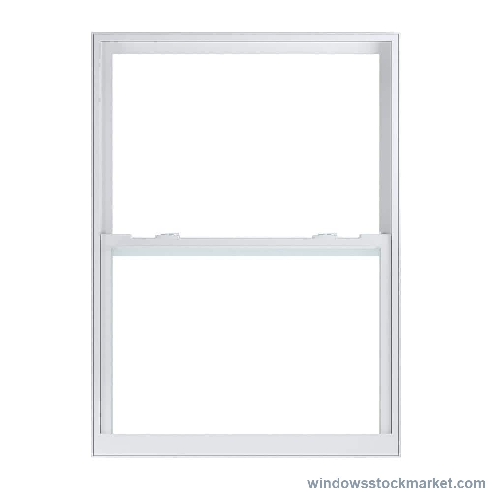 American Craftsman White Single Hung impact window